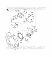 FREIN AVANT pour Kawasaki NINJA 300 ABS 2015