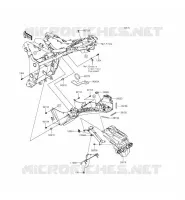 GARDE BOUE ARRI&Egrave;RE pour Kawasaki NINJA 300 ABS 2015