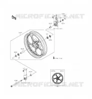 ROUE AVANT pour Kawasaki NINJA 300 ABS 2015
