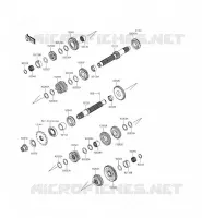 TRANSMISSION pour Kawasaki NINJA 300 ABS 2015