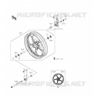 ROUE AVANT pour Kawasaki NINJA 300 ABS 2015
