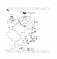 RESERVOIR CARBURANT pour Kawasaki NINJA 300 ABS 2015