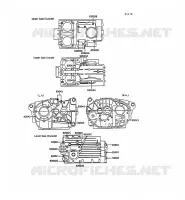 BOULON CARTER MOTEUR pour Kawasaki GPZ305 BELT DRIVE 1989