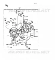 CARBURATEUR pour Kawasaki GPZ305 BELT DRIVE 1989