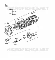 EMBRAYAGE pour Kawasaki GPZ305 BELT DRIVE 1989