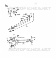 SELECTEUR pour Kawasaki GPZ305 BELT DRIVE 1989
