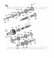TRANSMISSION pour Kawasaki GPZ305 BELT DRIVE 1989