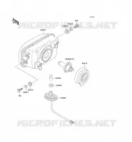 OPTIQUE ZGT00A 009976) pour Kawasaki GPZ500S 1992