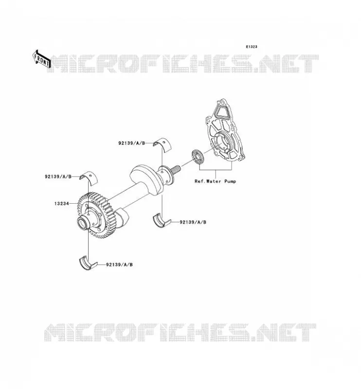 BALANCIER Kawasaki MOTOS 650 2006 ER-6F  EX650A6F