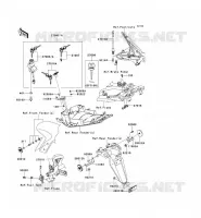 CONTACTEUR SERRURE/R&Eacute;FLECTEUR pour Kawasaki ER-6F 2006