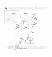 GARDE BOUE AVANT pour Kawasaki ER-6F 2007