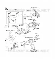 CONTACTEUR SERRURE/R&Eacute;FLECTEUR pour Kawasaki ER-6F 2007