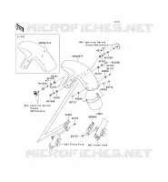 GARDE BOUE AVANT pour Kawasaki ER-6F 2008