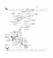 CARENAGE(SUPERIEUR) pour Kawasaki ER-6F ABS 2008