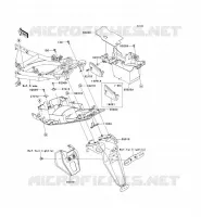GARDE BOUE ARRI&Egrave;RE pour Kawasaki ER-6F ABS 2008