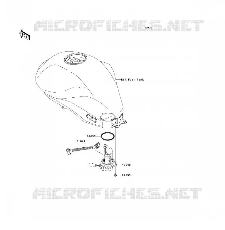 POMPE A ESSENCE Kawasaki MOTOS 650 2009 ER-6F  EX650C9F