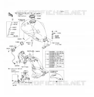 RESERVOIR CARBURANT pour Kawasaki ER-6F 2009
