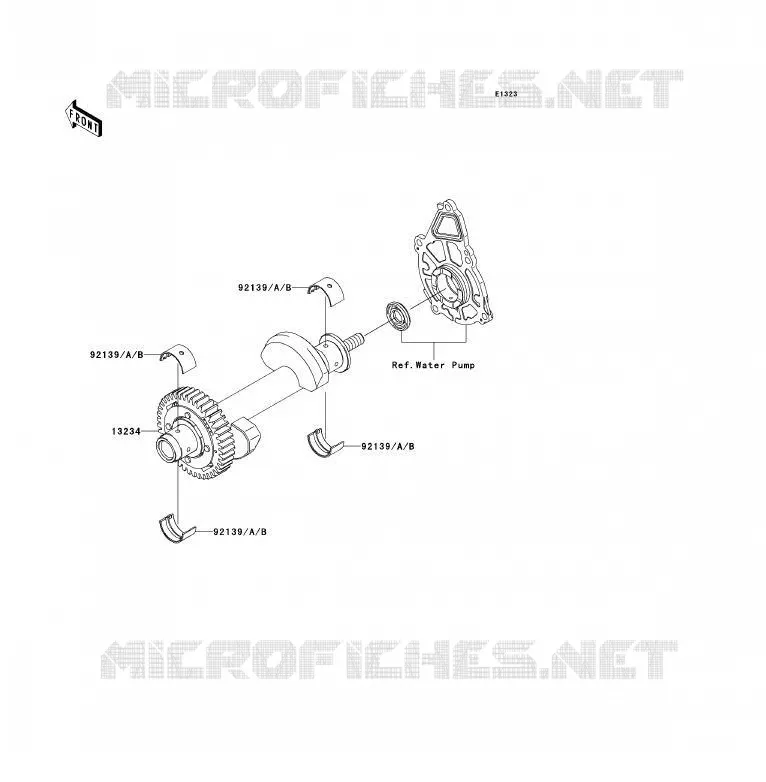 BALANCIER Kawasaki MOTOS 650 2010 ER-6F  EX650CAF
