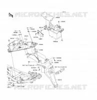 GARDE BOUE ARRI&Egrave;RE pour Kawasaki ER-6F 2010