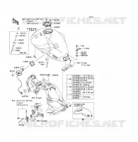 RESERVOIR CARBURANT pour Kawasaki ER-6F 2010