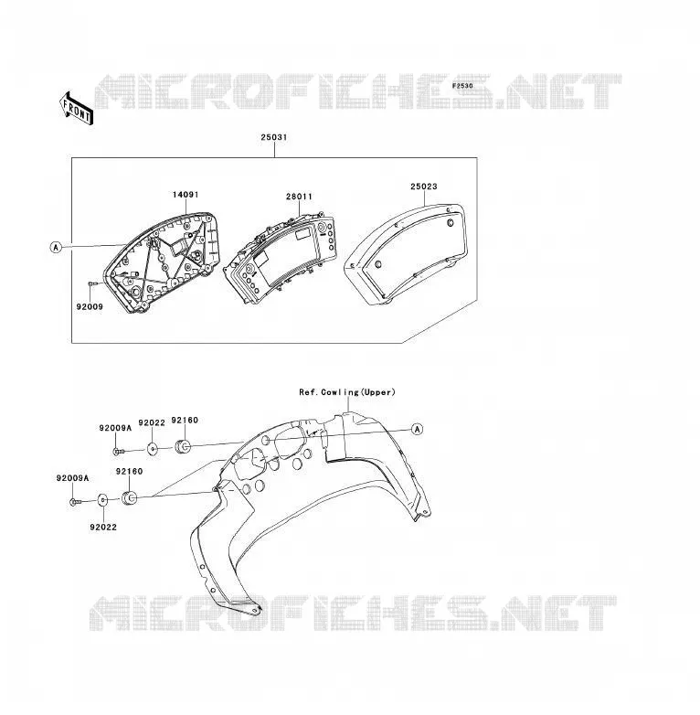 COMPTEURS Kawasaki MOTOS 650 2011 ER-6F  EX650CBF