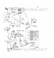 RESERVOIR CARBURANT pour Kawasaki ER-6F 2011