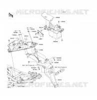 GARDE BOUE ARRI&Egrave;RE pour Kawasaki ER-6F ABS 2009