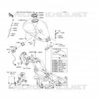RESERVOIR CARBURANT pour Kawasaki ER-6F ABS 2009