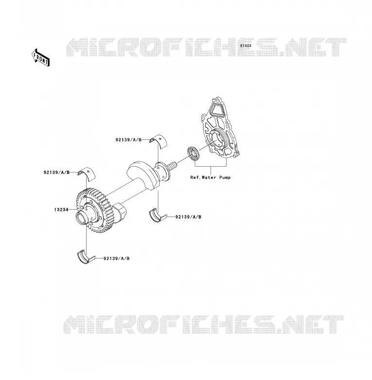 BALANCIER Kawasaki MOTOS 650 2009 ER-6F ABS  EX650D9F