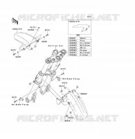 GARDE BOUE AVANT pour Kawasaki ER-6F ABS 2010