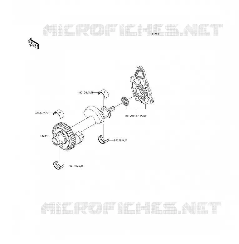 BALANCIER Kawasaki MOTOS 650 2012 ER-6F  EX650ECF