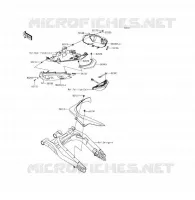CACHE LAT&Eacute;RAL/GARDE CHAINE pour Kawasaki ER-6F 2012