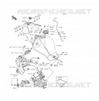 RESERVOIR CARBURANT(2/2) pour Kawasaki ER-6F 2012