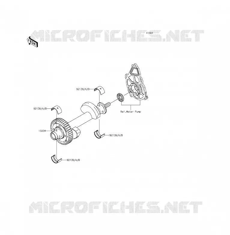 BALANCIER Kawasaki MOTOS 650 2012 ER-6F  EX650ECF