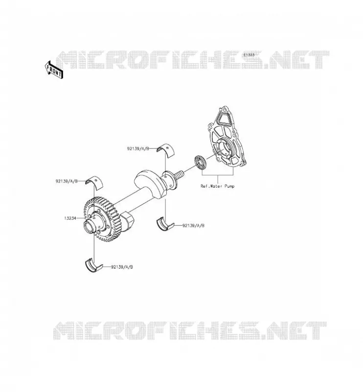 BALANCIER Kawasaki MOTOS 650 2012 ER-6F  EX650ECF