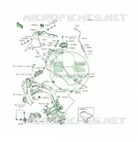 RESERVOIR CARBURANT(2/2) pour Kawasaki ER-6F 2013
