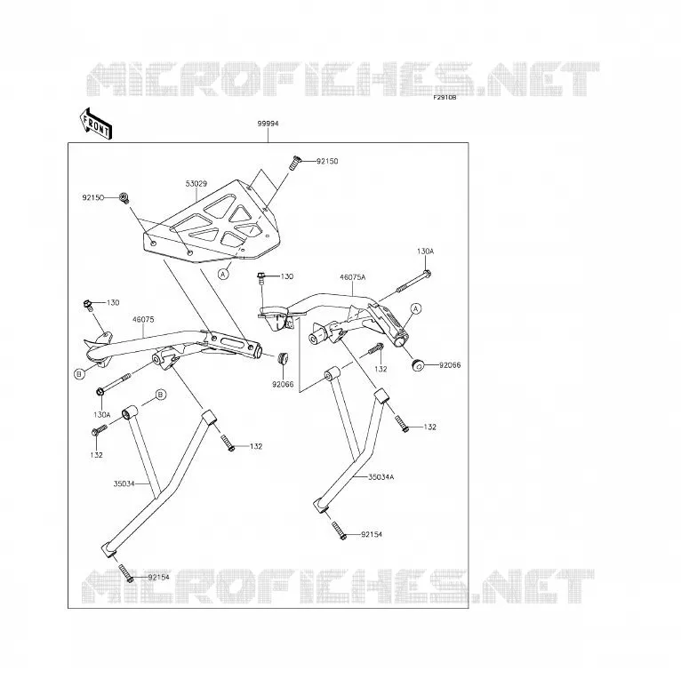 ACCESSOIRE (SUPPORT TOP CASE) Kawasaki MOTOS 650 2015 ER-6F  EX650EFF