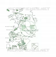 RESERVOIR CARBURANT(2/2) pour Kawasaki ER-6F 2015