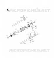 FOURCHETTE/BARRILLET DE SELECTION pour Kawasaki ER-6F ABS 2012
