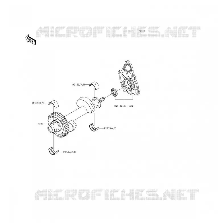 BALANCIER Kawasaki MOTOS 650 2013 ER-6F ABS  EX650FDS