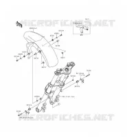 GARDE BOUE AVANT pour Kawasaki ER-6F ABS 2014
