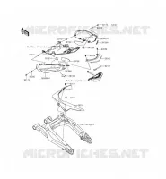 CACHE LAT&Eacute;RAL/GARDE CHAINE pour Kawasaki ER-6F ABS 2014