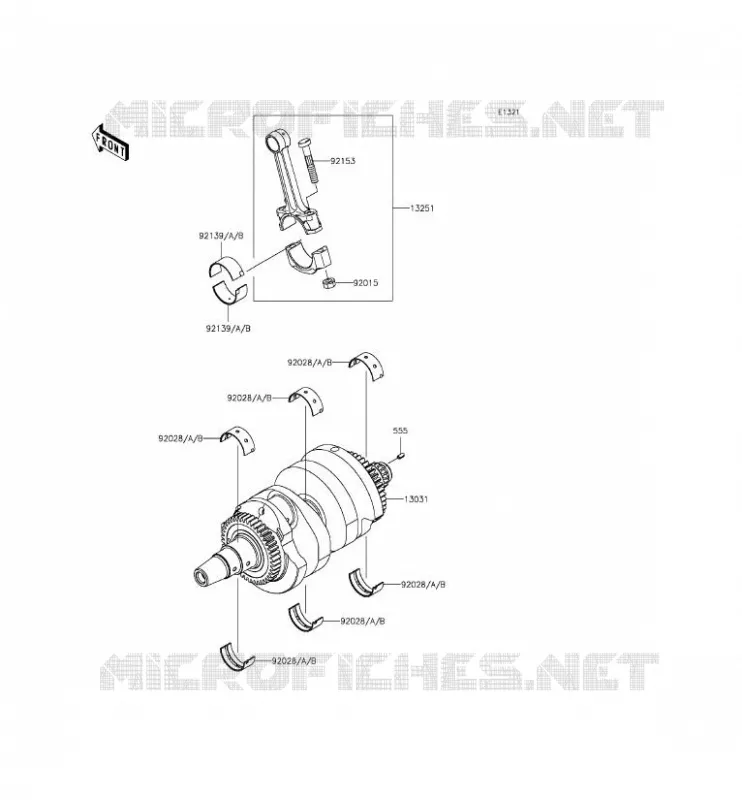 VILEBREQUIN Kawasaki MOTOS 650 2014 ER-6F ABS  EX650FEF
