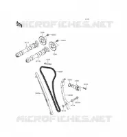 ARBRE A CAME/TENDEUR pour Kawasaki ER-6F ABS 2014
