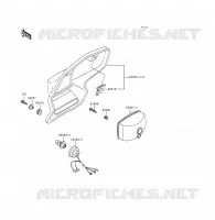 OPTIQUE ZGT00A 009976) pour Kawasaki KDX200 1990