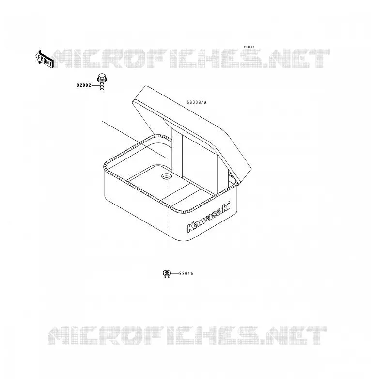 ACCESSOIRE Kawasaki MOTOS 200 1991 KDX200  KDX200-E3