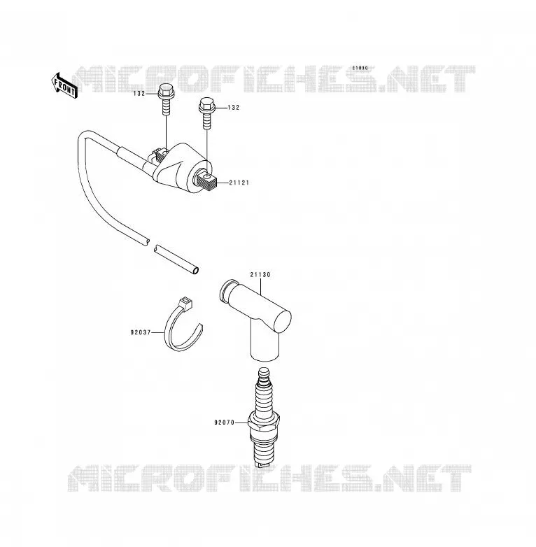 SYSTEME D&acute;ALLUMAGE Kawasaki MOTOS 200 1993 KDX200  KDX200-E5