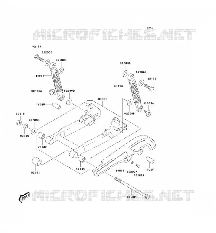 BRAS OSCILLANT Kawasaki MOTOS 50 2006 KDX50  KDX50A6F