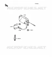 BOBINE D'ALLUMAGE pour Kawasaki KE100 1988