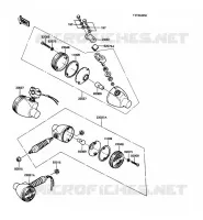 CLIGNOTANT pour Kawasaki KE100 1988
